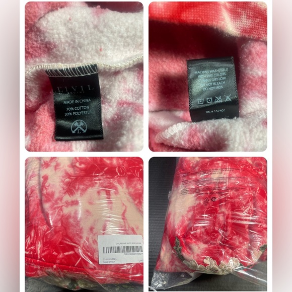 BNIB CIVIL REGIME SAND DAHLIA TIE DYE HOODIE LARGE MENS UNISEX PRICE FIRM - Picture 9 of 16